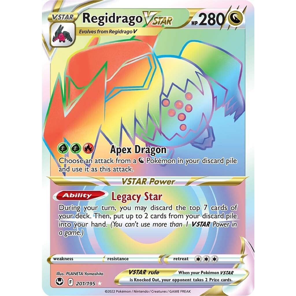 Regidrago VSTAR (Secret) (201/195) (SWSH12)