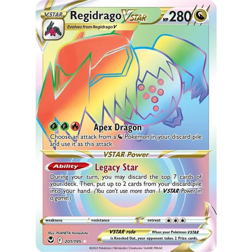 Regidrago VSTAR (Secret) (201/195) (SWSH12)