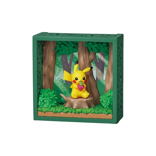 Pokemon Frame: Deep woods (1 Random Box) (Re-ment Blind Box)