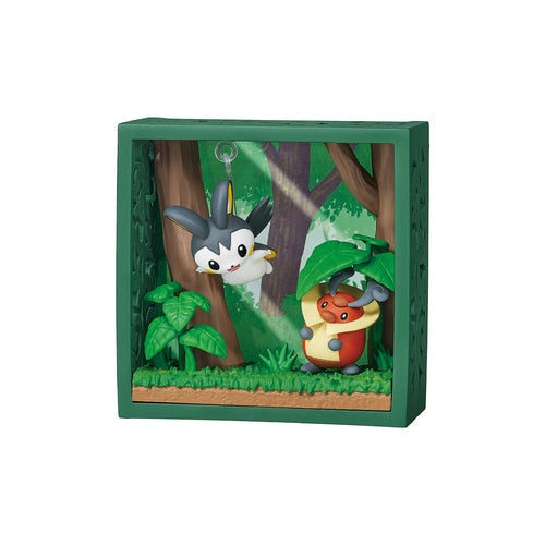 Pokemon Frame: Deep woods (1 Random Box) (Re-ment Blind Box)