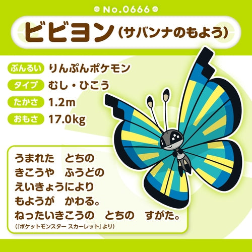 Vivillon Savannah (Pokémon fit)
