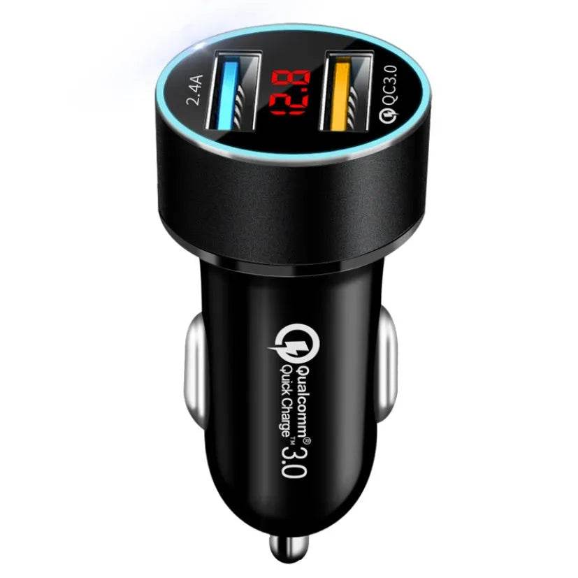 Fast Charging - Automobile Smart Digital LED display car charger