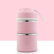 Japanese-Inspired Compartment Lunch Box – Stainless Steel, 1–3 Layer