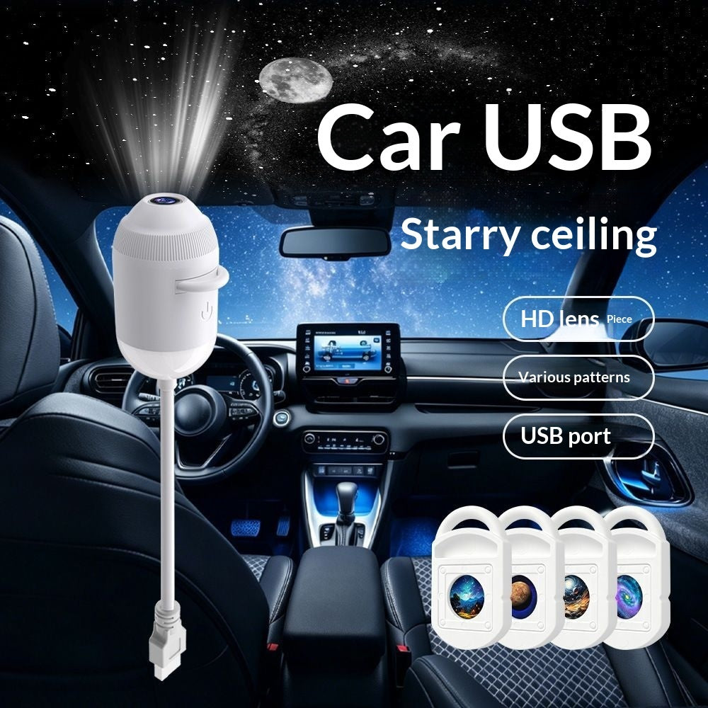 Planet Star Projector Lamp – Galaxy Night Light for Bedroom Romantic Ceiling Decor