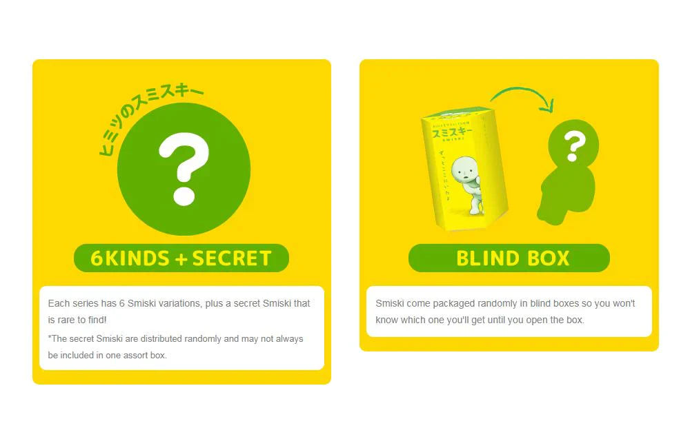 Smiski - Series 1 Blind Box (1 Random Box)