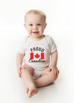 Proud Canadian Baby Bodysuit or Toddler T-Shirt