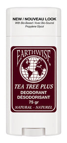 Earthwise/Eco-Wise Naturals - Tea Tree Plus Deodorant Stick (75g)