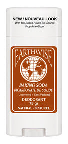 Earthwise/Eco-Wise Naturals - BakingSoda Plus Deodorant-Unscented (75g)