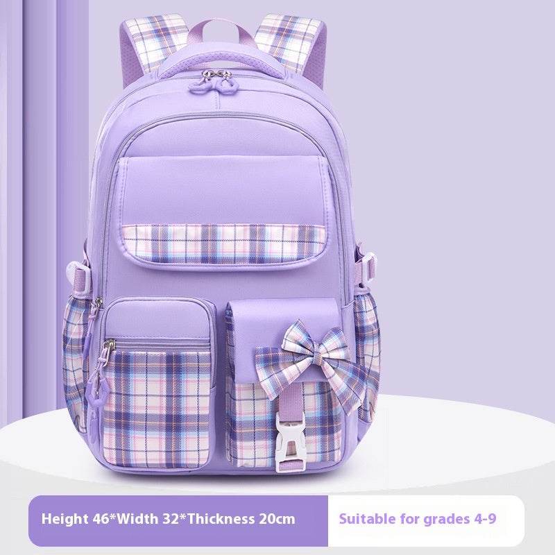 Children's Backpack Lightweight Spine-protective Burden Reduction Large Capacity