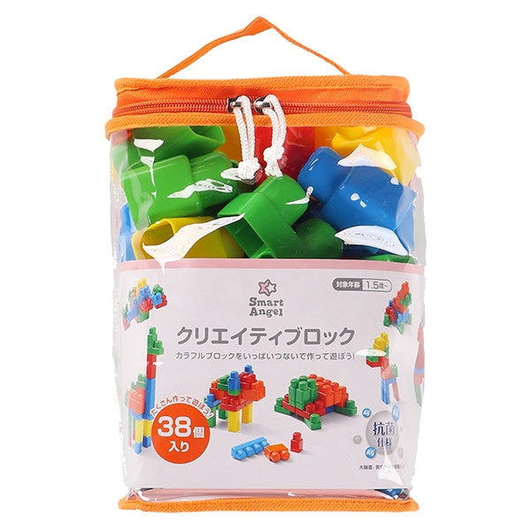 [ ケース販売 ]  SmartAngel  抗菌クリエイティブロック 38個入×24個入 [西松屋]【日本出荷】