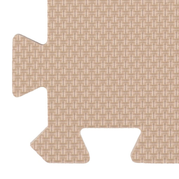 [ ケース販売 ]  SmartAngel  抗菌くみあわせマット外枠（直線パーツ）4枚入り（カフェラテ）×100個入 [西松屋]【日本出荷】