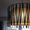 HARMONY NATURE Woven Jute Pendant Light for Dining Room, Bedroom & Living Room