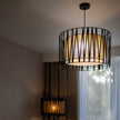 HARMONY NATURE Woven Jute Pendant Light for Dining Room, Bedroom & Living Room