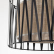 HARMONY NATURE Woven Jute Pendant Light for Dining Room, Bedroom & Living Room