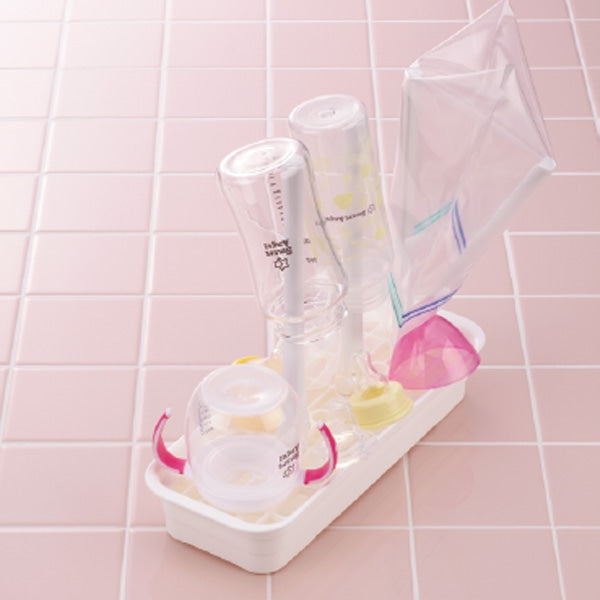 【日本製】[ ケース販売 ]  SmartAngel  抗菌哺乳びん乾燥スタンド（ホワイト）×36個入 [西松屋]【日本出荷】