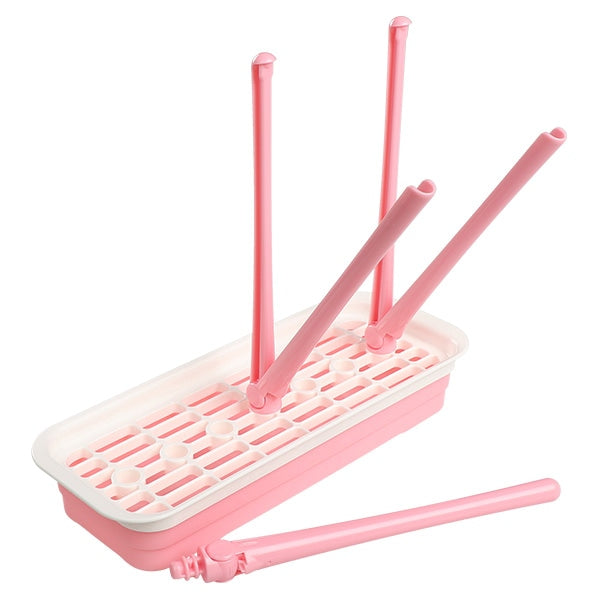 【日本製】[ ケース販売 ]  SmartAngel  抗菌哺乳びん乾燥スタンド（ピンク）×36個入 [西松屋]【日本出荷】