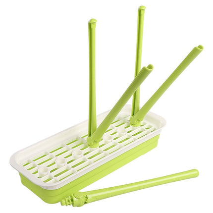 【日本製】[ ケース販売 ]  SmartAngel  抗菌哺乳びん乾燥スタンド（グリーン）×36個入 [西松屋]【日本出荷】