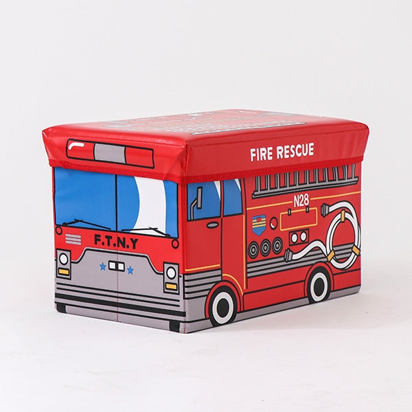 [ ケース販売 ]  SmartAngel  座れるおもちゃ箱 ファイヤーエンジン2×4個入 [西松屋]【日本出荷】