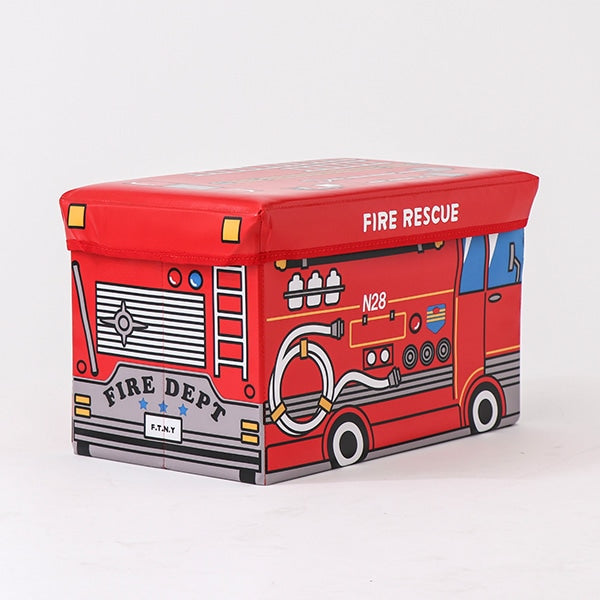 [ ケース販売 ]  SmartAngel  座れるおもちゃ箱 ファイヤーエンジン2×4個入 [西松屋]【日本出荷】