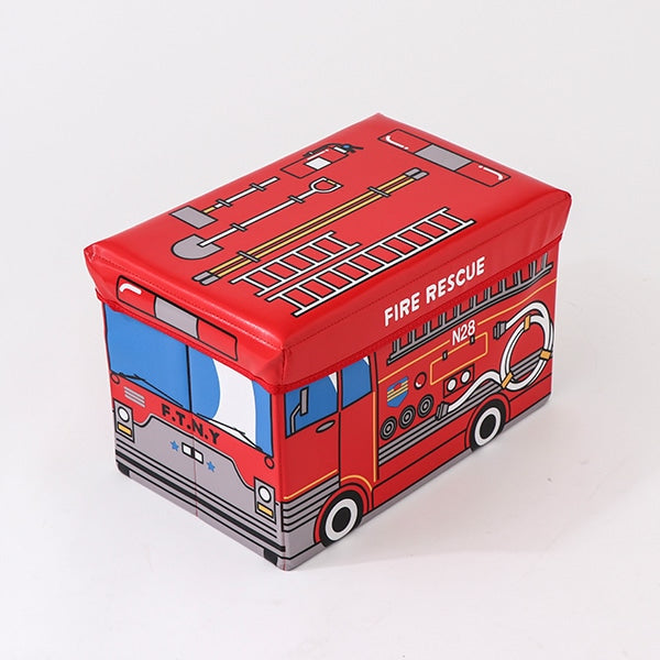 [ ケース販売 ]  SmartAngel  座れるおもちゃ箱 ファイヤーエンジン2×4個入 [西松屋]【日本出荷】