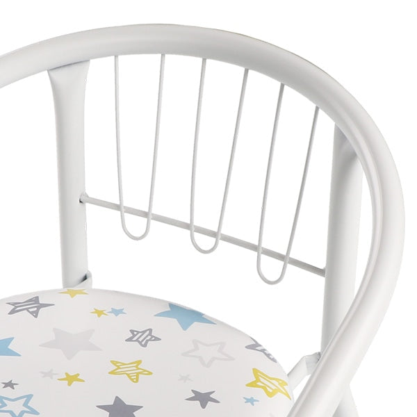 [ ケース販売 ]  SmartAngel  ミニチェア（HAPPY STAR・ライトグレー）×8個入 [西松屋]【日本出荷】