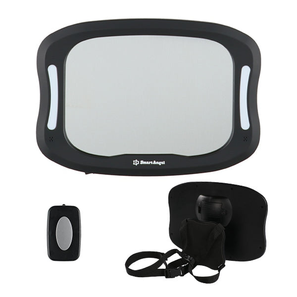 [ ケース販売 ]  SmartAngel  LEDライト付き ベビーミラー×24個入 [西松屋]【日本出荷】