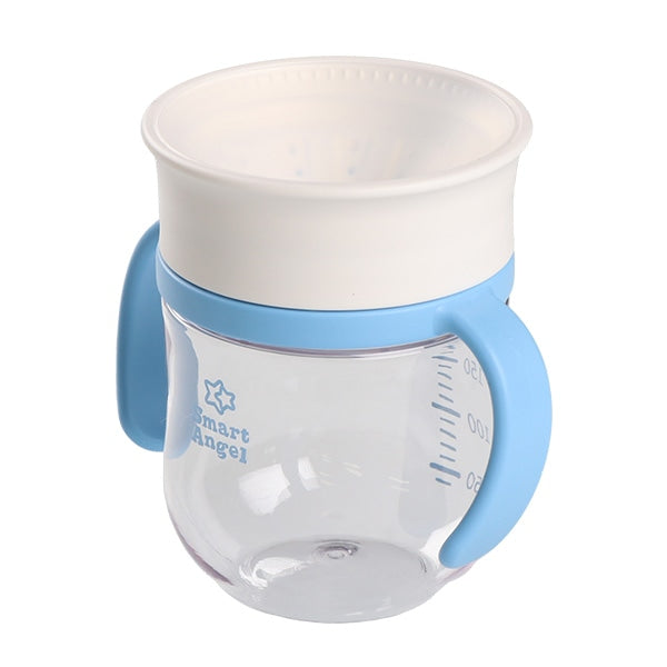 [ ケース販売 ]  SmartAngel  360度リップ弁マグ 200ml（ライトブルー）×60個入 [西松屋]【日本出荷】