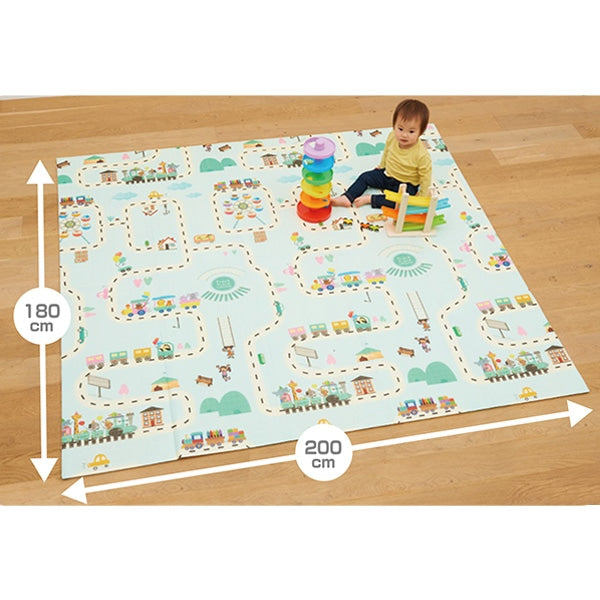 [ ケース販売 ]  SmartAngel  たためるキッズマットL（約180×200cm）×3個入 [西松屋]【日本出荷】