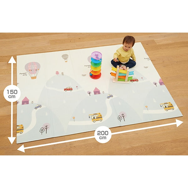 [ ケース販売 ]  SmartAngel  たためるキッズマットM（約150×200cm）×3個入 [西松屋]【日本出荷】