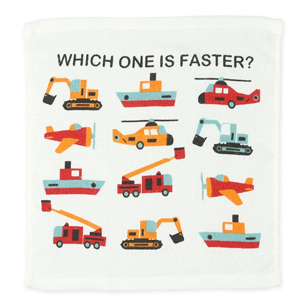 [ ケース販売 ]  SmartAngel  3枚組おしぼり（恐竜・のりもの）×100個入 [西松屋]【日本出荷】