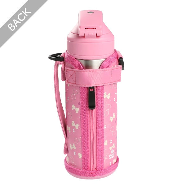 [ ケース販売 ]  SmartAngel  ダイレクトステンレスボトル 600ml（リボン）×24個入 [西松屋]【日本出荷】