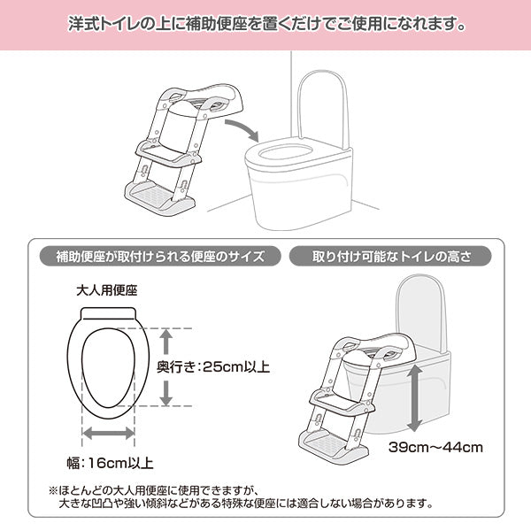 [ ケース販売 ]  SmartAngel  ステップ付き補助便座×4個入 [西松屋]【日本出荷】