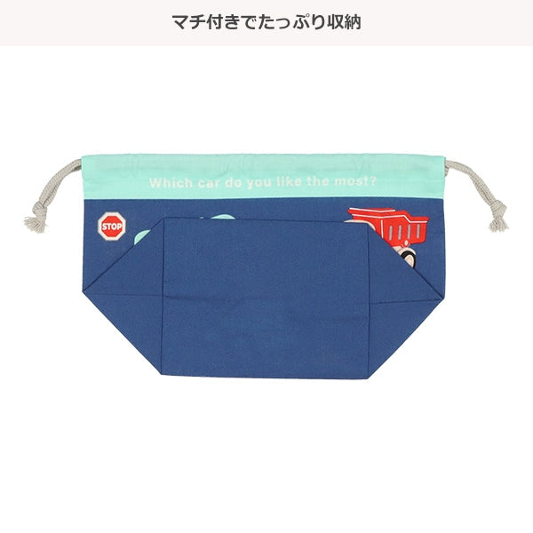 【日本製】[ ケース販売 ]  SmartAngel  ランチ巾着（はたらくくるま）×120個入 [西松屋]【日本出荷】