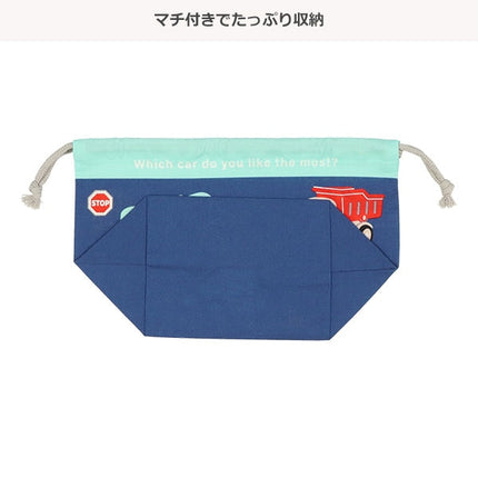 【日本製】[ ケース販売 ]  SmartAngel  ランチ巾着（はたらくくるま）×120個入 [西松屋]【日本出荷】