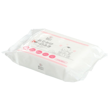 【日本製】[ ケース販売 ]  SmartAngel  おでかけ手・口ふき 60枚（30枚×2個）[日本製]×24個入 [西松屋]【日本出荷】
