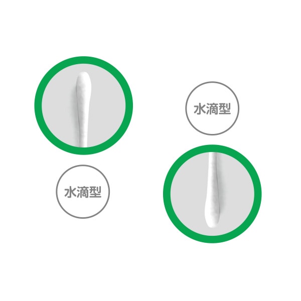 [ ケース販売 ]  SmartAngel  抗菌ベビー綿棒 水滴型 400本入り（200本×2個）×72個入 [西松屋]【日本出荷】