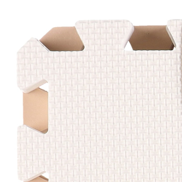 [ ケース販売 ]  SmartAngel  抗菌くみあわせマット８枚入り（カフェラテ＆ミルク）×12個入 [西松屋]【日本出荷】