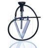 Acrylic triangle pot hookah set