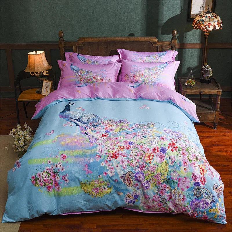 Cotton Sheet Quilt Cover Four Piece Set