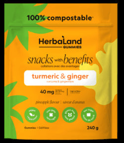 Herbaland - Turmeric & Ginger - Eco Size (240g)