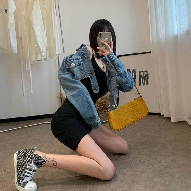 Jacket for Women – Stylish Acrylic Fiber Blue Design
