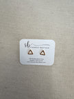 Standout Boutique Triangle Gold Studs