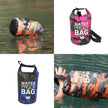 Outdoor Waterproof Bag Camouflage Polyester Double Shoulder Waterproof Bag Portable Beach Backpack