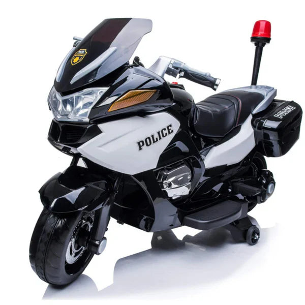 2026 24V Police 2 Seater Motorcycle with Rubber Tires