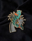 Koi Enamel Pin