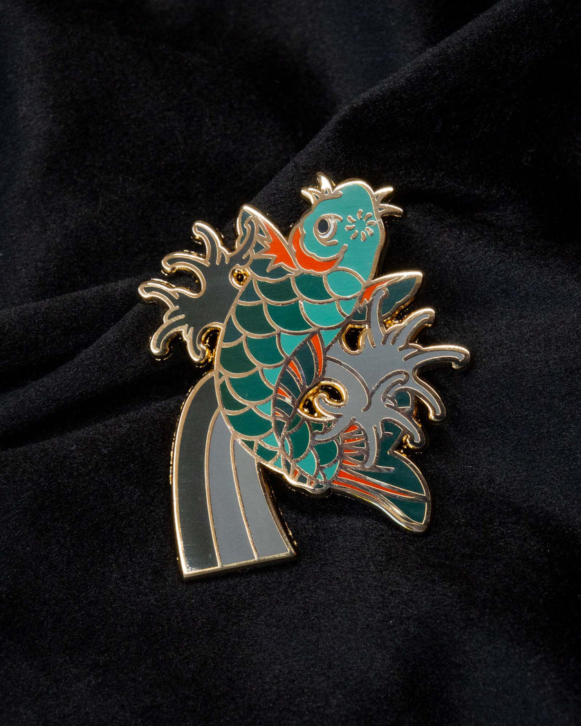 Koi Enamel Pin