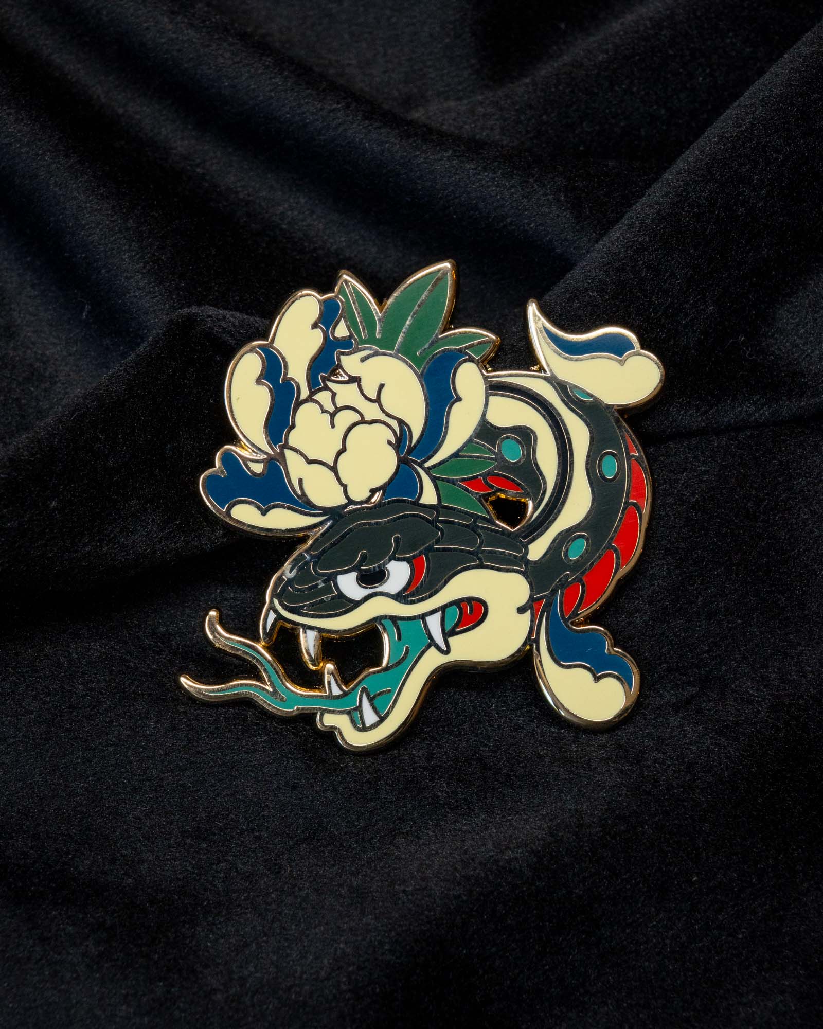 Snake Enamel Pin