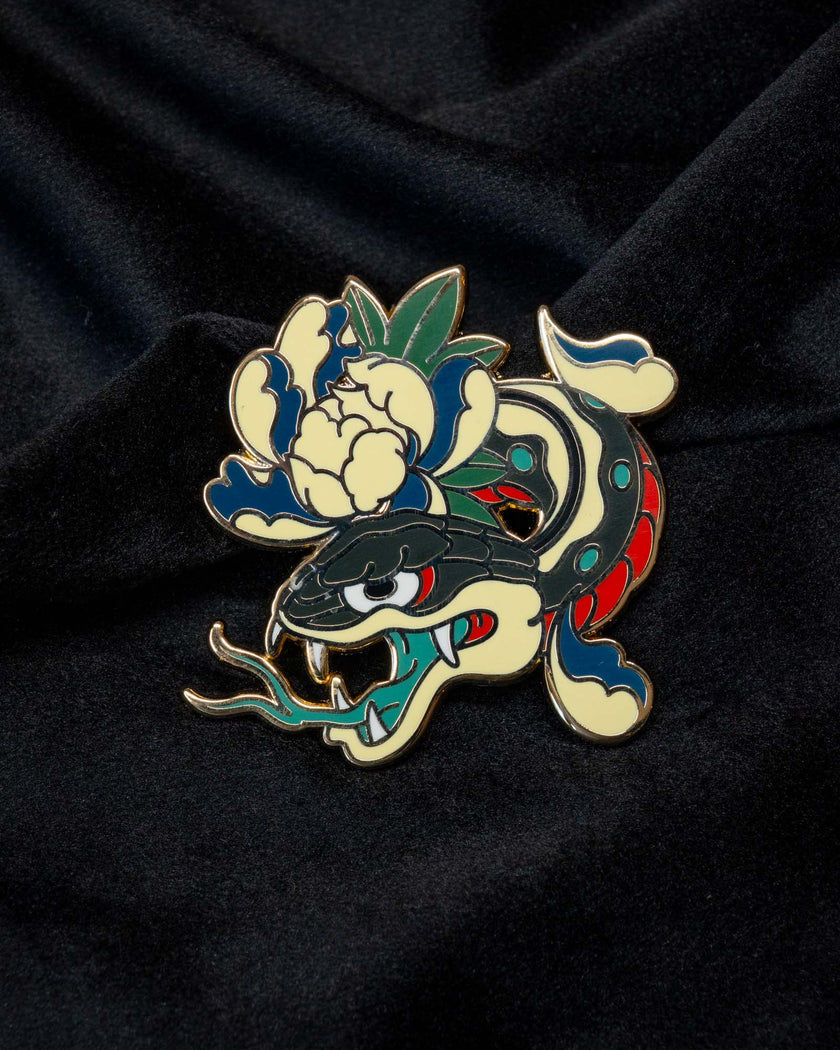 Snake Enamel Pin