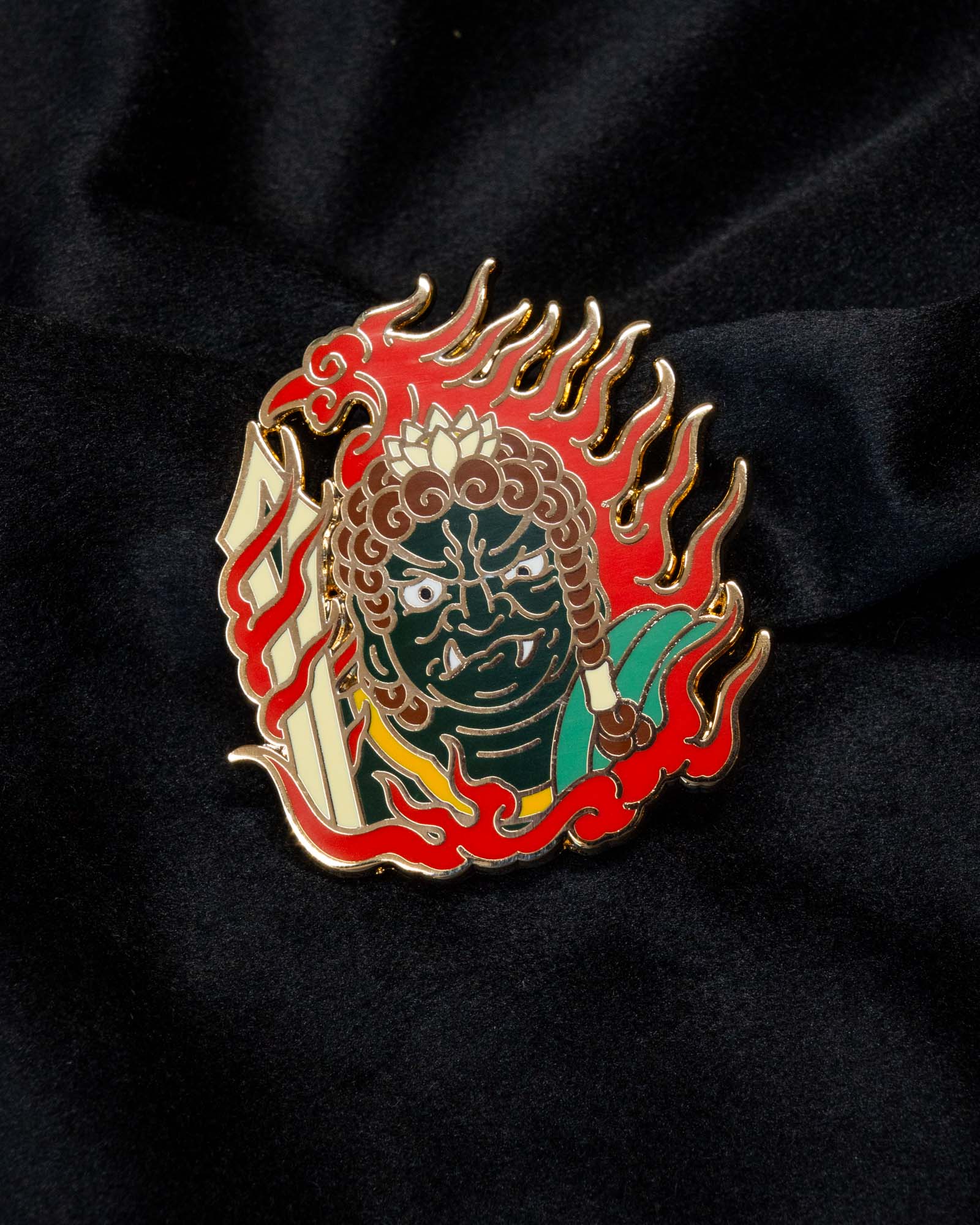 Fudō Myōō Enamel Pin