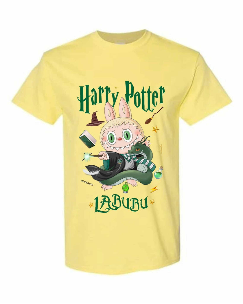 [kid size] Harry Potter Labubu T-Shirt – Cute Wizard Graphic Tee, 100% Cotton